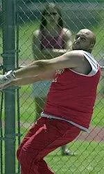 Sophomore Shlomi Ben-Shushan leads the team in the hammer with a personal-best throw of 199-0.