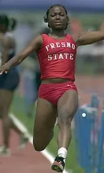 Junior Crystal Simmons was crowned the WAC Outdoor Champion in the triple jump with a leap of 41-8.