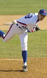 Freshman Sean Ruthven was named NECBL Player of the Week for June 19-25. (Photo by Justin Kase Conder)