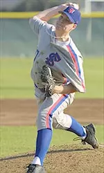 Senior Bob Runyon was drafted in the 12th round (372nd overall) by the St. Louis Cardinals. (Photo by Justin Kase Conder)