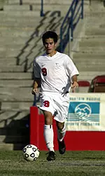 Sophomore forward Dan Oka assisted on the Bulldogs only goal in the 2-1 loss against the Alumni team.