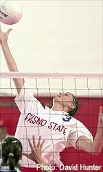 Junior middle blocker Carrie Hartt was named tournament MVP of the Pioneer Classic after hitting .356 and averaging 4.30 kills and 1.20 blocks per game.