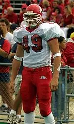 Tight end Stephen Spach caught Fresno State's lone touchdown in a 59-19 loss at Oregon State.