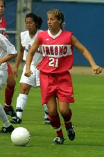 Sophomore midfielder Koleen Anderson attempted two of Fresno State's five shots against Cal Poly Sunday afternoon.