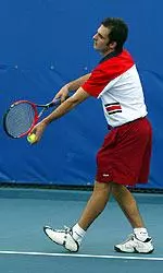 Hector Almada won his singles and doubles matches in Fresno State's 7-0 victory over Sacramento State on Saturday.