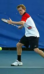 Marc Schaerer's straight-set victory at No. 4 singles helped Fresno State squeak past BYU 4-3 on Saturday afternoon.