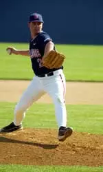 Junior righthander Bryan Wolfenbarger leads the team with six saves this season.