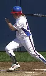 Lori Hoffman had one of Fresno State's two hits in the Bulldogs' 3-0 loss to UCLA on Friday afternoon.