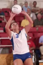 Freshman setter Ilima Sam Fong posted a double-double in the three-game WAC road loss to UTEP. Sam Fong had 35 assists and 12 digs against the Miners.