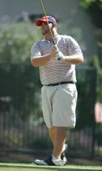 Junior Brian Kelley led the 'Dogs in a tie for 11th after notching a 211 total at the Elco, Inc., CSUB Fall Invitational.