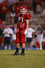 Junior Garrett McIntyre leads the WAC in quarterback sacks. McIntyre and his Bulldog teammates will be challenged by NCAA passing leader Timmy Chang of Hawaii on Friday night.