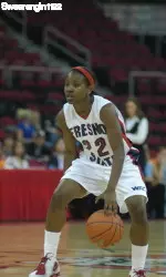 Fresno State's Mirenda Swearengin led all scorers with 23 points,
