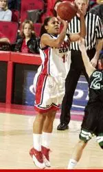 Veronica Mack's lay-up with 3.8 seconds remaining in overtime lifted Fresno State to a thrilling 77-75 victory over Boise State on Saturday afternoon at BSU Pavilion.