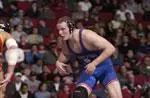 Sophomore Greg Gifford won all three of his dual meet matches on Sunday.
