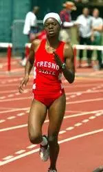 Junior Jennifer Tyler placed seventh in the 400-meter finals with a time of 56.90 at the 2004 WAC Indoor Championships.