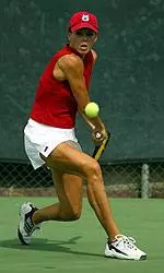 Lucia Tallo was named WAC Women's Tennis Player of the Week after her perfect weekend in Las Vegas.