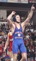 Senior Casey Olson went 1-1 on Thursday at the NCAA Championships in St. Louis Mo.