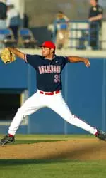 Junior left hander Gil Infante pitched two scoreless innings in relief Saturday against the Titans.