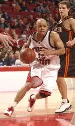 Shantay Legans was voted by his teammates as the Bulldogs' Most Outstanding Player during the 2003-04 season.