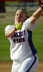 Sophomore right-handed pitcher Laura Ferreira pitched a one-hit shutout victory over Campbell in the Bulldogs' 8-0, 6 inning victory. Evening her record to 2-2, she walked three and struck out nine in her complete game performance.