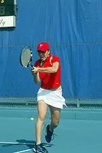 Third-seeded Jelena Pandzic advanced to Saturday's national championship match with a straight-set victory over sixth-seeded Megan Bradley of Miami (Fla.).