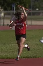 In her NCAA debut, freshman Mallory Webb became Fresno State's first female All-American since 1999 when she tallied a personal-best throw of 162-10 (49.64m) to place seventh in the national javelin finals.