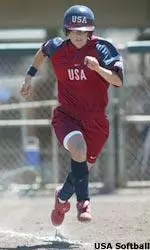 Former Bulldog softball All-American Laura Berg went 1-3 with a run and a RBI in the USA's 7-0 (5 inn.) victory over Italy to open Olympic competition.