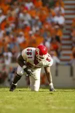 Senior end Brian Morris, who led the Bulldogs with 11 sacks in 2003, will lead a tough Fresno State defense in 2004.