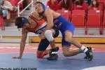 Three-time NCAA champion Stephen Abas advanced to the Olympic freestyle semifinals after defeating Cuba's Rene Montero and China's Li Zhengyu. He is guaranteed no worse than a fourth place finish in his Olympic debut.