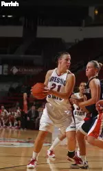 Amy Parrish recorded her third double-double of the year (11 points, 13 rebounds) and Aritta Lane chipped in with 12 points to lead Fresno State to a 59-53 victory over Boise State on Thursday night.