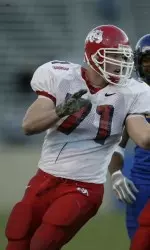 Garrett McIntyre, the WAC Preseason Defensive Player of the Year, will be one of the featured speakers at Thursday's Quarterback Club Luncheon.