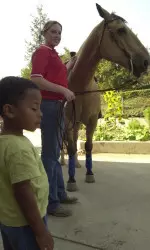 Fresno State's equestrian team won the Director's Community Service Award for 2005.