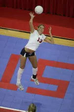 Sophomore Angela Wiggins led the Bulldogs with 19 kills on Thursday.