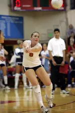 Junior outside hitter Alison Pitton made 26 kills for the Bulldogs, a season high for the team.