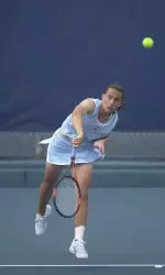 Seniors Katharina Winterhalter and Lucia Sainz are dominating the field at the ITA All-American Doubles Championship this week in Pacific Palisades, Calif.