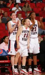 Amy Parrish scored a game-high 20 points to lead five players in double-figures as Fresno State ambushed Texas Southern 91-62 on Monday night in the home opener at the Save Mart Center.