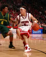 Dwight O'Neil tied his career high with 15 points in Fresno State's 52-49 loss to Buffalo on Saturday.