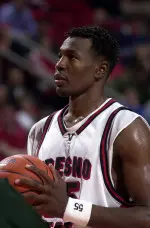 Fighting through an injured left calf, Mustafa Al-Sayyad had 14 points and nine rebounds in Fresno State's 76-68 loss to Rice on Monday.
