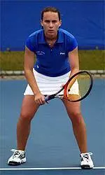 Katharina Winterhalter won in straight sets to lift Fresno State to a 4-3 victory over Oklahoma State on Friday.