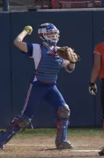 Sophomore catcher Nichole Willis batted better than .700 against Rhode Island in the Bulldogs' sweep.