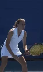 Katharina Winterhalter's solid play the spring has vaulted her to No. 71 in the latest college tennis singles rankings.