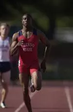 Chris Berrian of the track and field team was one of the many student-athletes who helped make last weekend the most successful of 2005 for Fresno State.
