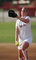 Senior right hander Amanda Wolf is one of four seniors who will be recognized on Sat., May 14. Wolf has served on Fresno State's Student-Athlete Advisory Council the past three years.