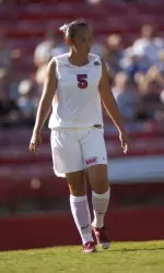 Junior Cortney Sobrero scored two first half-goals and paced an offensive-minded Fresno State attack in a 4-1 exhibition victory over cross-town rival Fresno Pacific on Saturday night at Steinert Field.