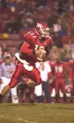 Paul Pinegar threw for 418 yards and three touchdowns at Oregon Saturday. (AP Photo/Greg Wahl-Stephens)