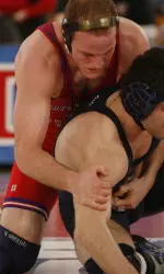 Junior Greg Gifford picked up a win for the Bulldogs at 184 pounds.