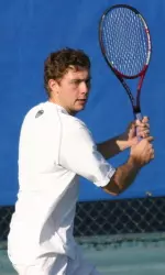Senior Jakub Cech is headed for the quarterfinals after winning two matches on Saturday.