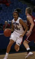Chantella Perera scored 12 points for the Bulldogs before exiting the game.
