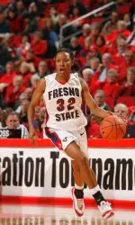 Senior Jasmine Marshall finished the game with five points and seven rebounds for the Bulldogs.