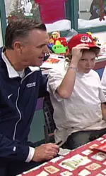 Head men's basketball coach Steve Cleveland, along with men's and women's basketball players, visited the Children's Hospital on Tuesday afternoon.